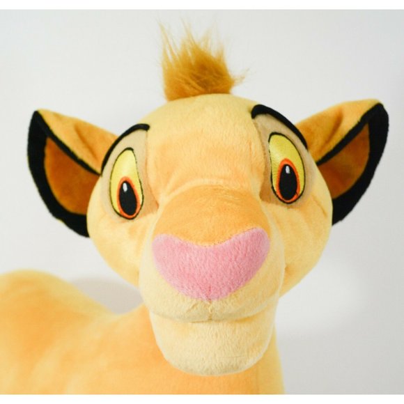 Vintage Disney Hasbro The Lion King Simba Cub Plush 20" Large Stuffed Animal Toy - Picture 2 of 8